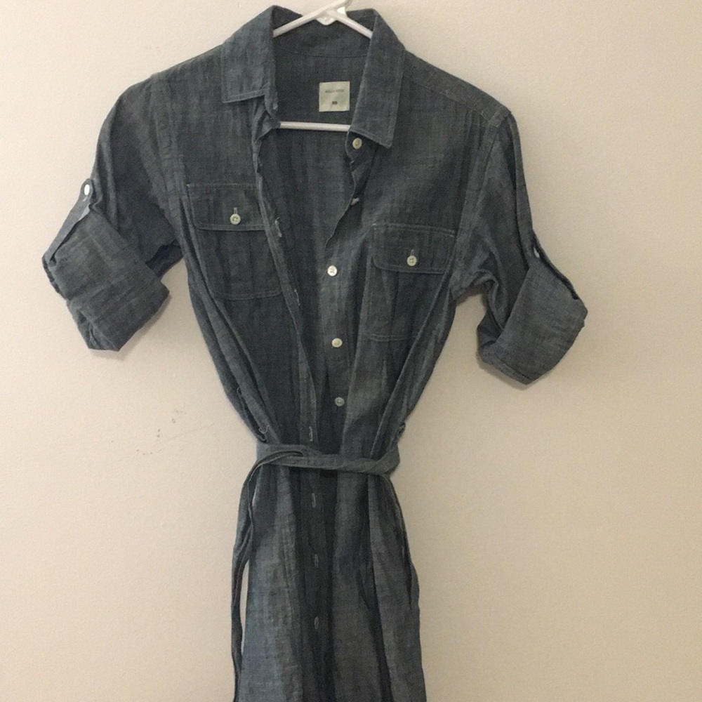 Billy Reid shirtdress XS chambray